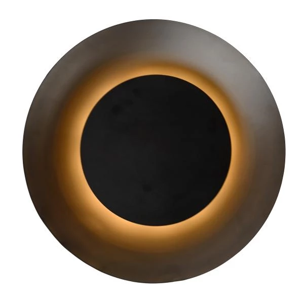 Lucide FOSKAL - Flush ceiling light - Ø 34,5 cm - LED - 1x12W 2700K - Black - detail 1